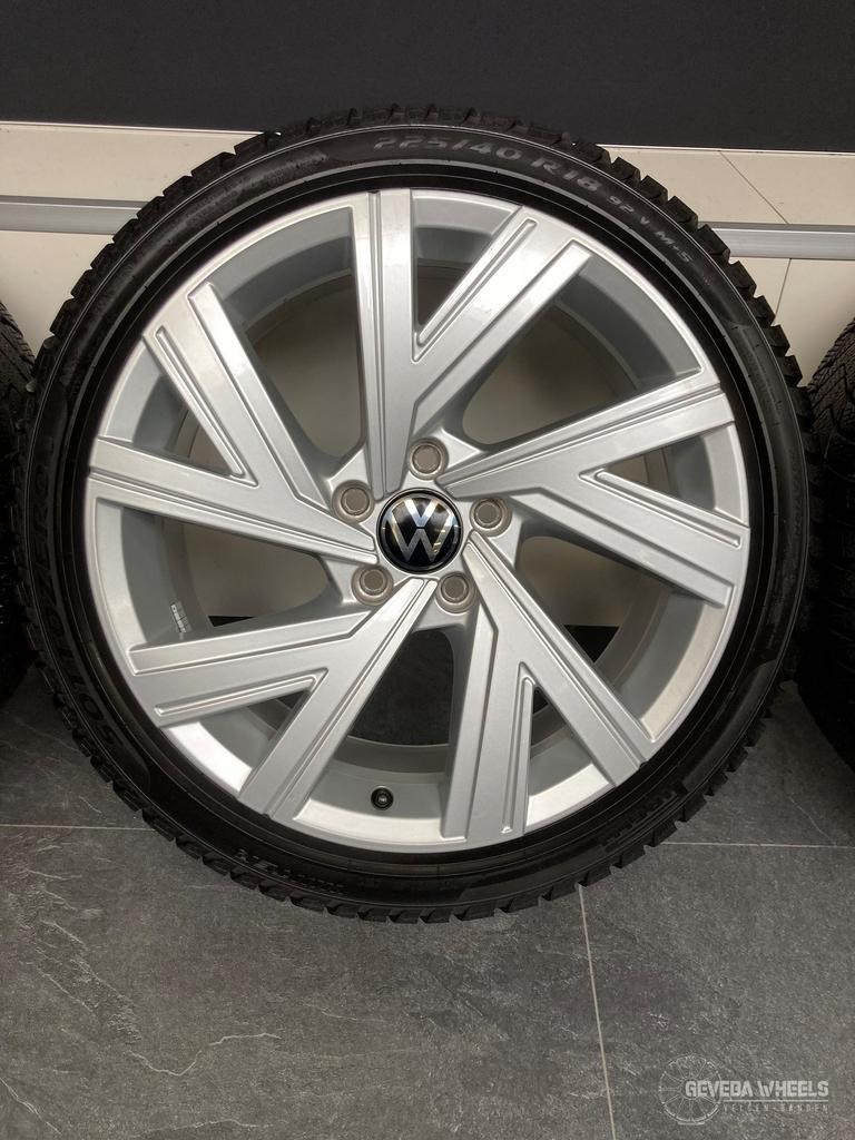 18” originele Volkswagen Golf ‘Bergamo’ velgen winterbanden, Auto-onderdelen, Banden en Velgen, 18 inch, Gebruikt, -, -