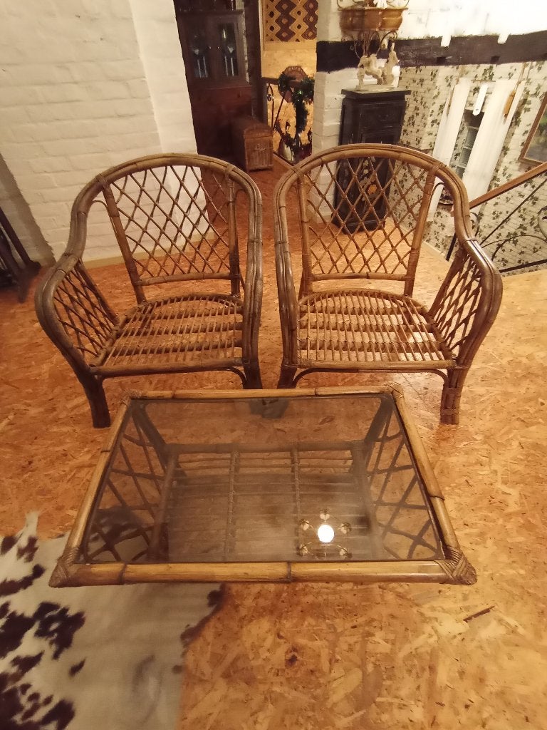 Salon, Enlèvement, Utilisé, Osier ou Rotin