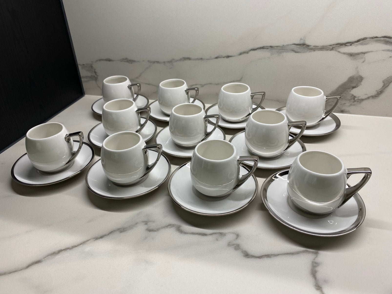 22-delige vintage espresso set - Schäfer, Huis en Inrichting, Gebruikt, Overige merken, Ophalen of Verzenden, Modern