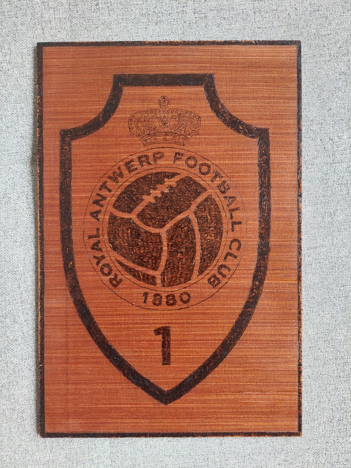 Royal Antwerp FC 20 cm x 30 cm, Ophalen of Verzenden