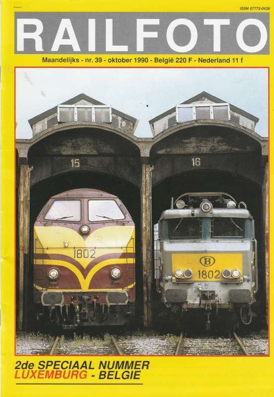 Railfoto 39 - oktober 1990, Ophalen of Verzenden, Nieuw, Trein, Boek of Tijdschrift