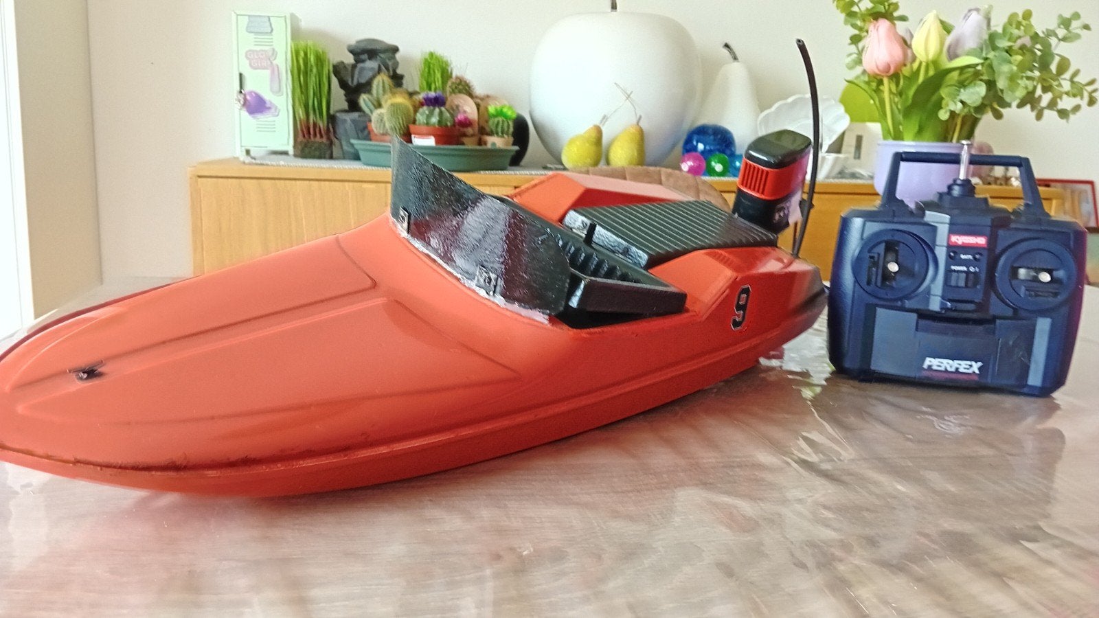 Robbe RC boot met buitenboordmotor., Hobby en Vrije tijd, Modelbouw | Boten en Schepen, Ophalen of Verzenden