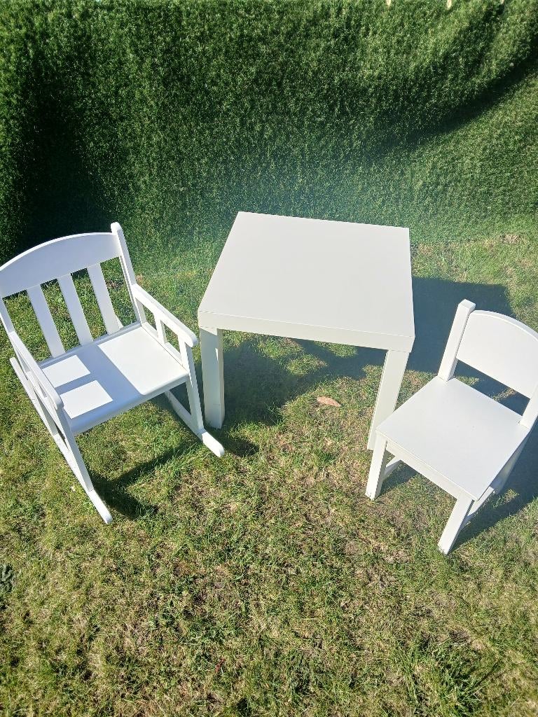 Mobilier sundvik ikea ( 3 pièces), Enfants & Bébés, Enlèvement, Utilisé, Table(s) et Chaise(s)