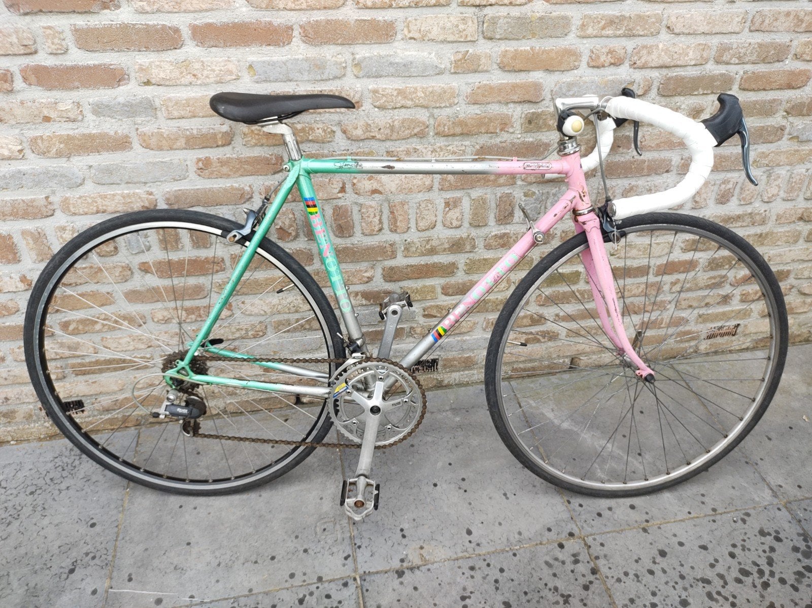 benotto retro koersfiets vintage, Autres marques, Enlèvement ou Envoi, 49 à 53 cm, Utilisé