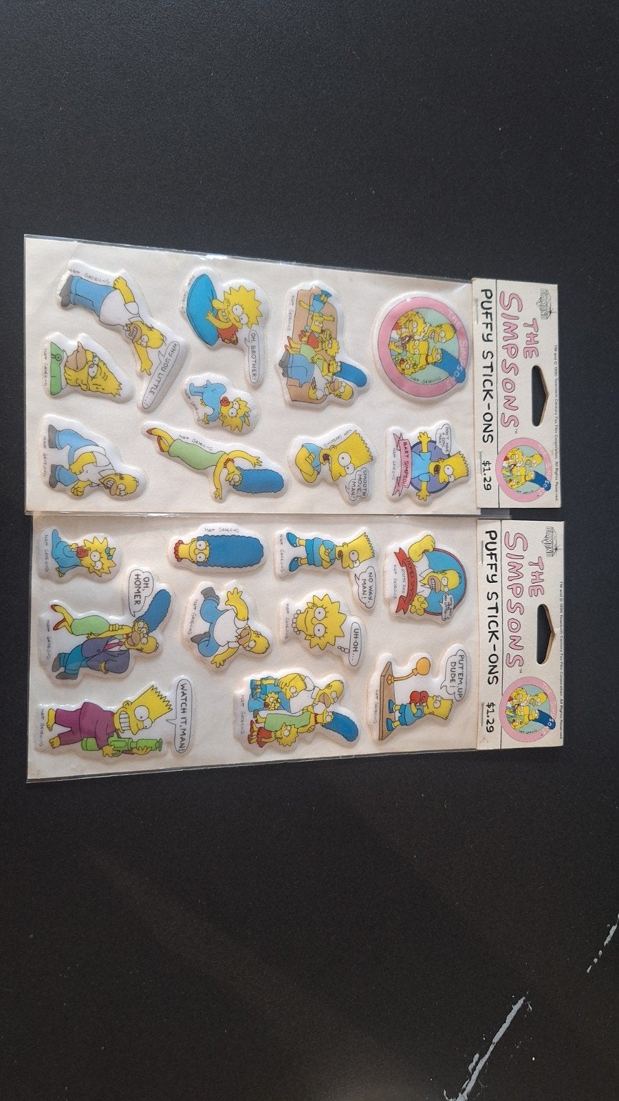 Simpsons puffy-stick, Verzamelen, Ophalen