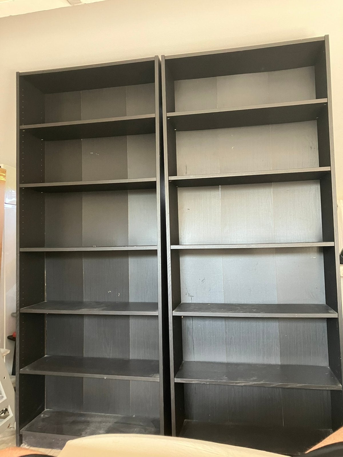 2 x Billy kast zwartbruin, Enlèvement, Utilisé