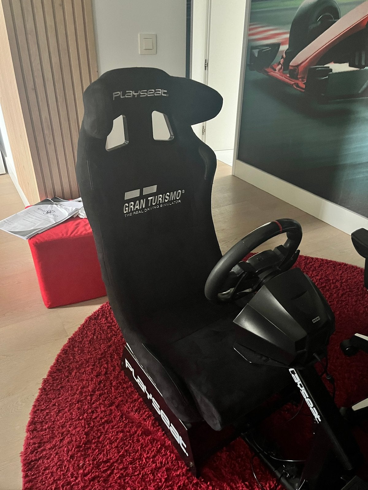 Gaming stuur + racestoel + pedalen — complete racesimulator, Playseat, Ophalen, Nieuw, PC