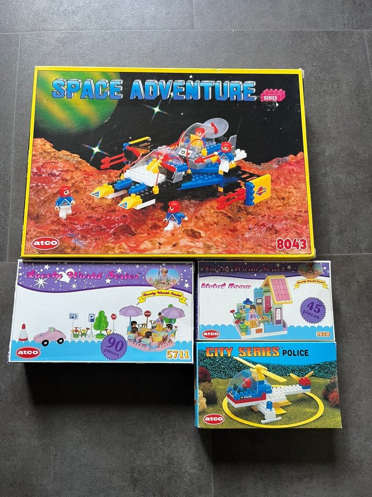 4 Atco / Lego sets nieuw in doos, Neuf, City, Enlèvement ou Envoi, Lego