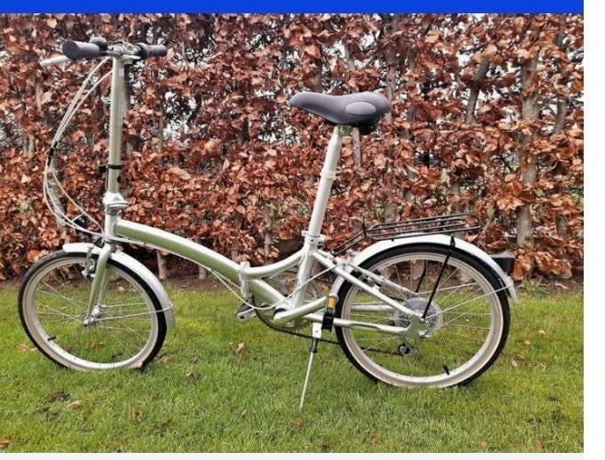 Aluminium plooifiets, Fietsen en Brommers, Ophalen, Zo goed als nieuw, Totaal opvouwbaar