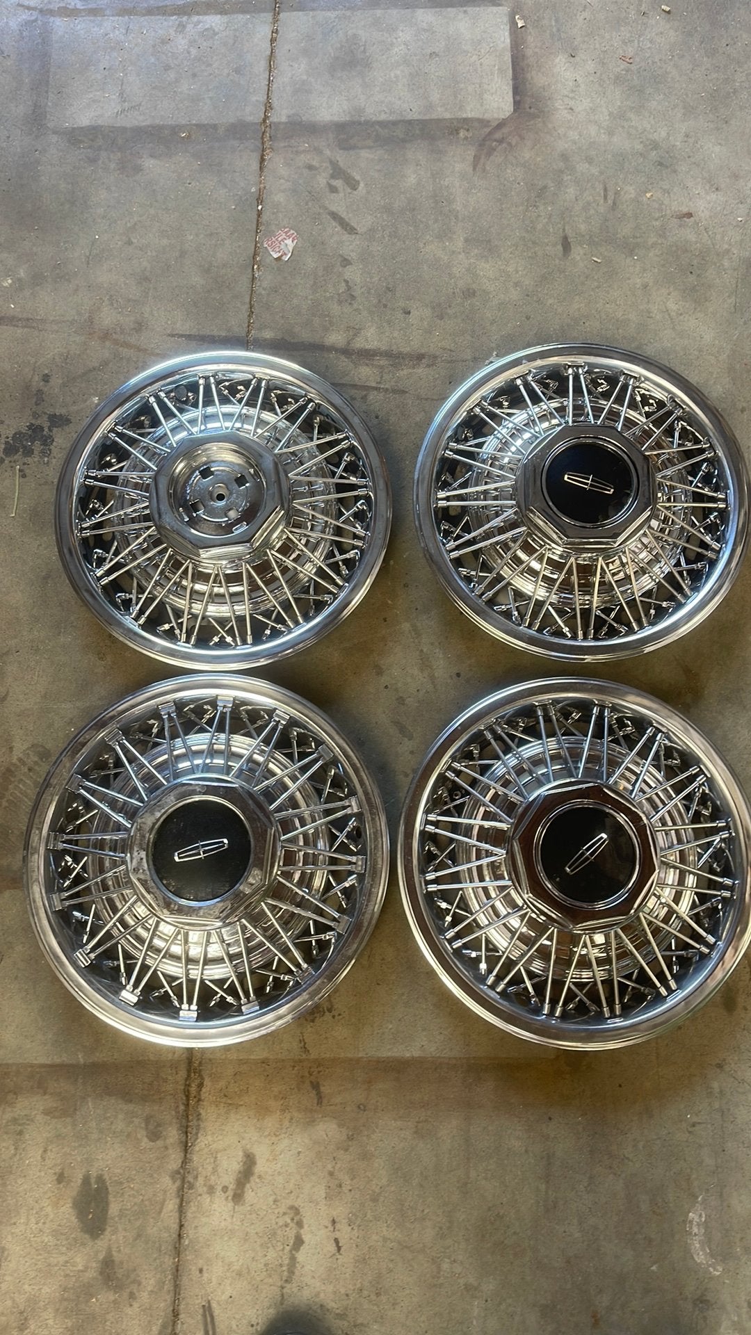 Couvre-moyeu, roues, voiture vintage chromée, Enlèvement, Comme neuf