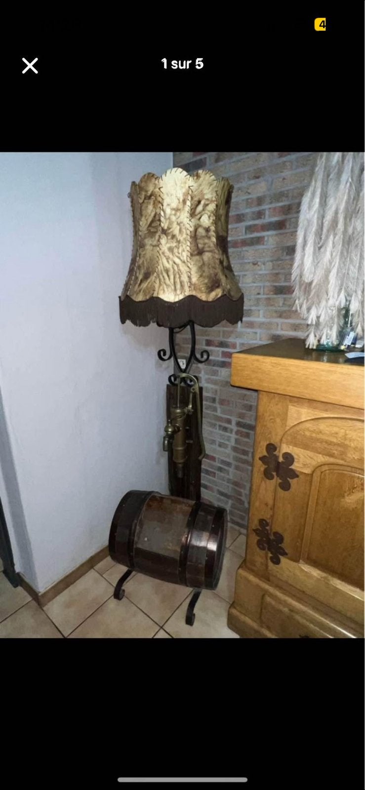 Lampadaire, Enlèvement, Comme neuf