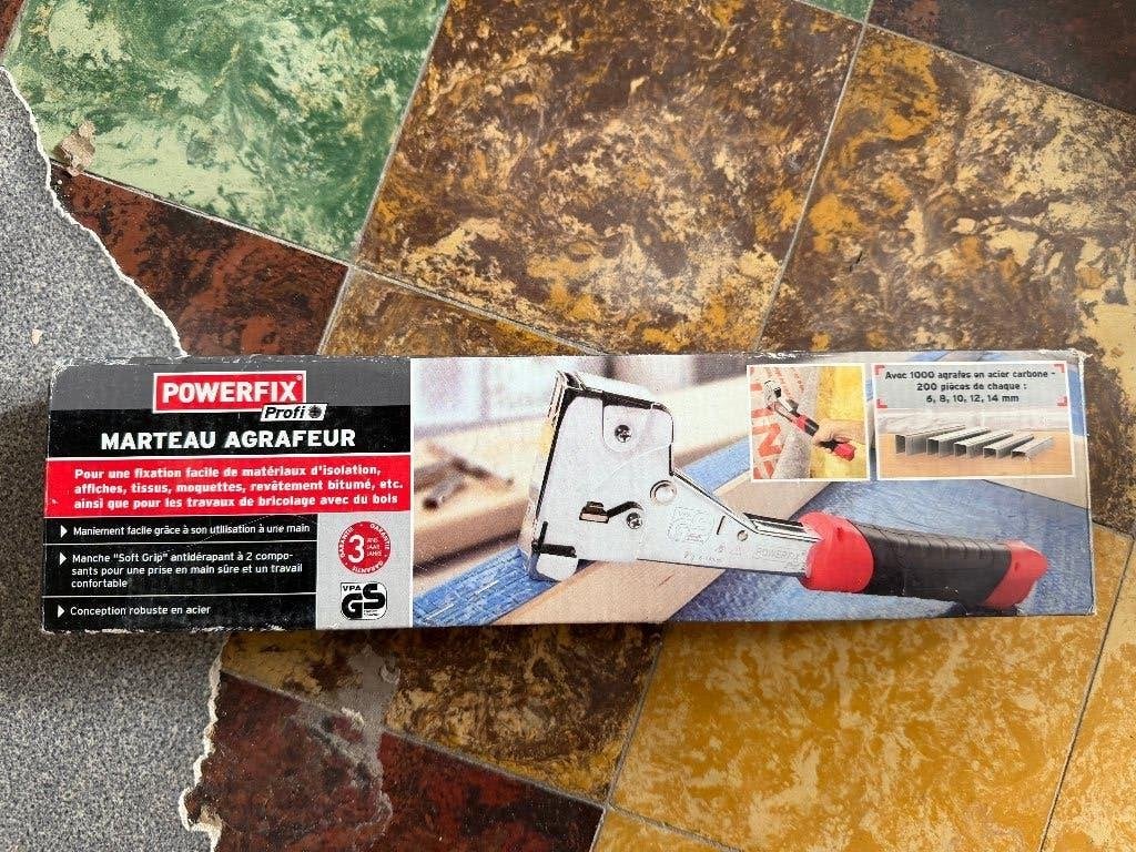 Agrafeuse (marteau) Powerfix, Enlèvement, Neuf