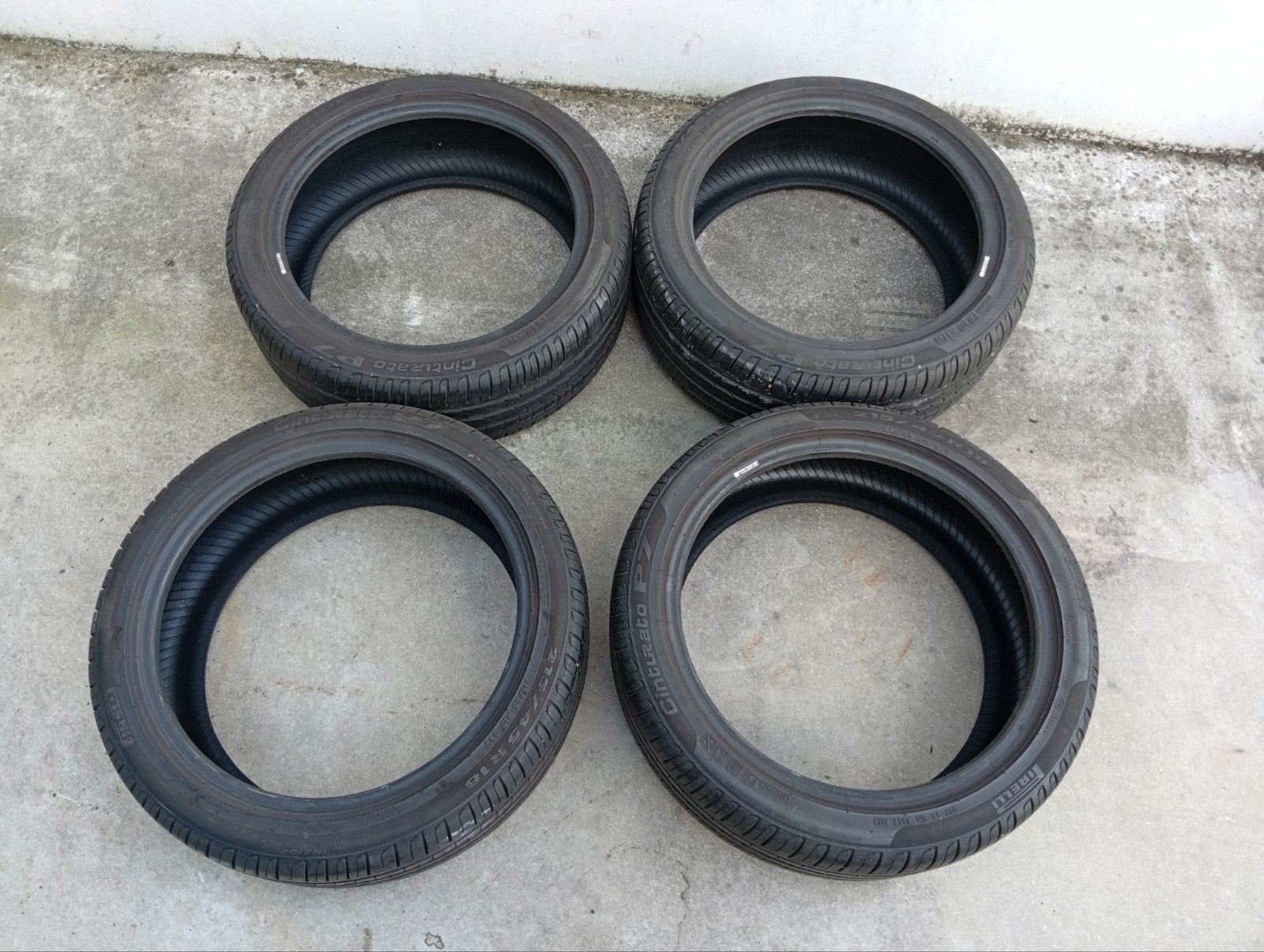 Pneus d'été 4x Pirelli 215 45 R18 89V, Enlèvement, Utilisé