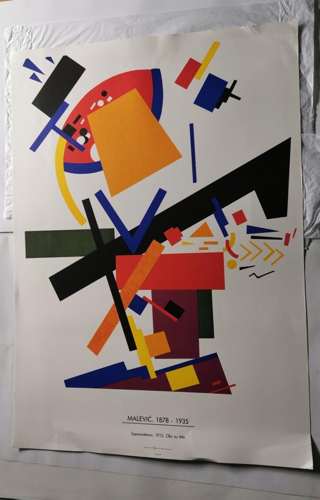 Affiche Kazimir Malevic, Verzamelen, Posters, Ophalen of Verzenden