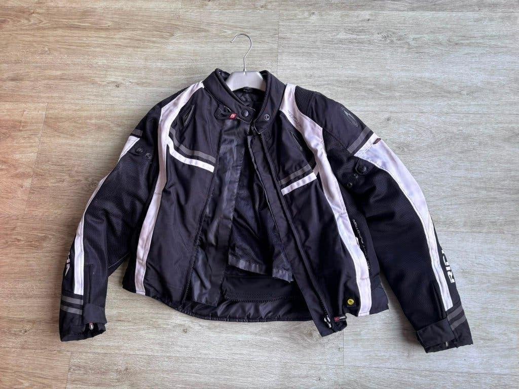 Gilet de moto Richa DM avec protection chutes, pluie, vent, Motos, Enlèvement, Seconde main, Manteau | tissu, RICHA