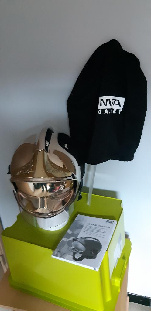 Casque pompier MSA Gallet F1 SF, Verzenden, Overige soorten, Helm of Baret