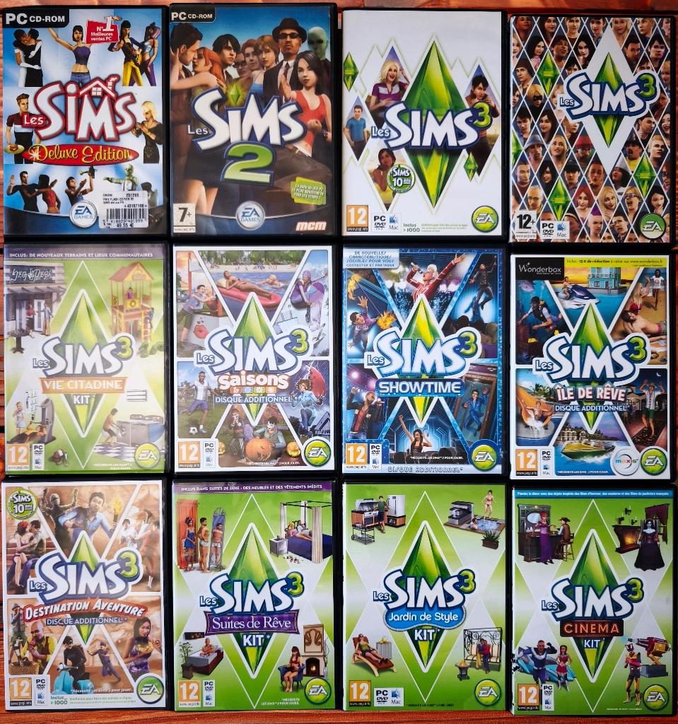 De Sims PC-bundel + 20 uitbreidingen - volledige collectie, Games en Spelcomputers, Gebruikt, 1 speler, Eén computer, Ophalen of Verzenden