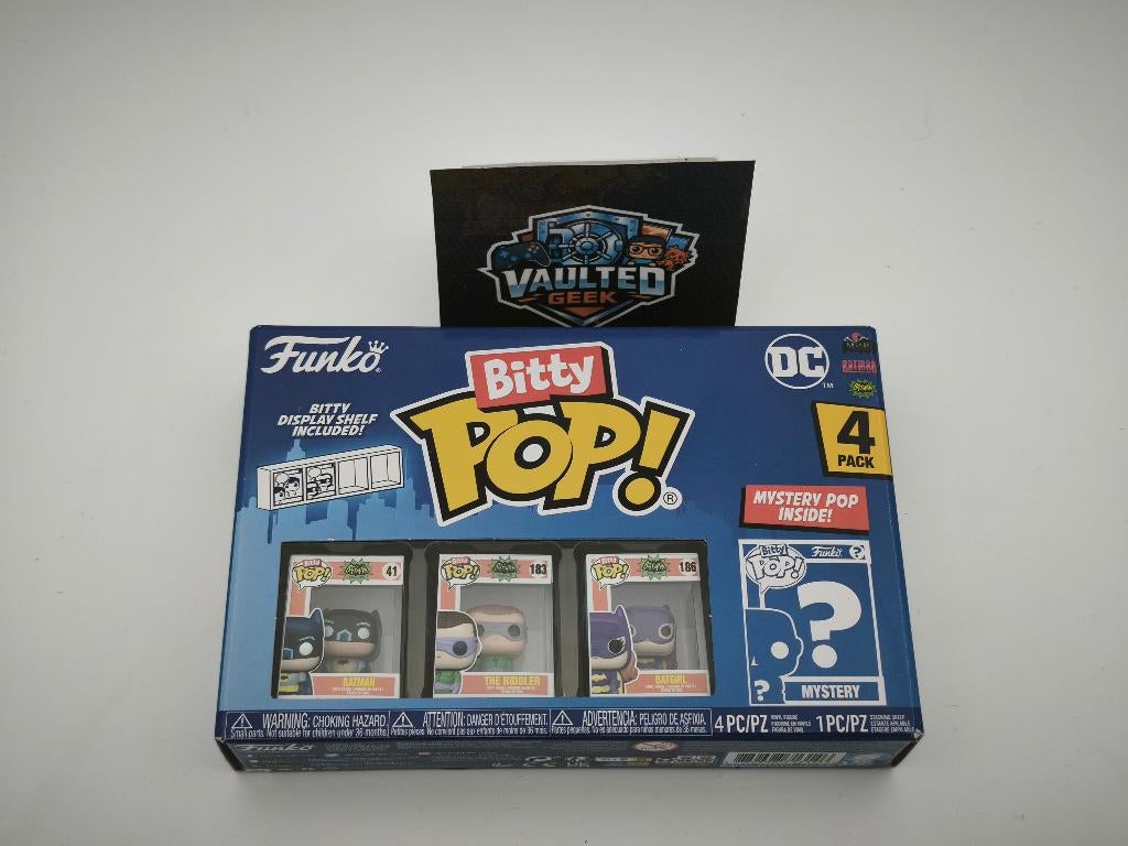 Funko Bitty Pop DC Batman 4-Pack Riddler Batgirl, Verzamelen, Ophalen, Nieuw