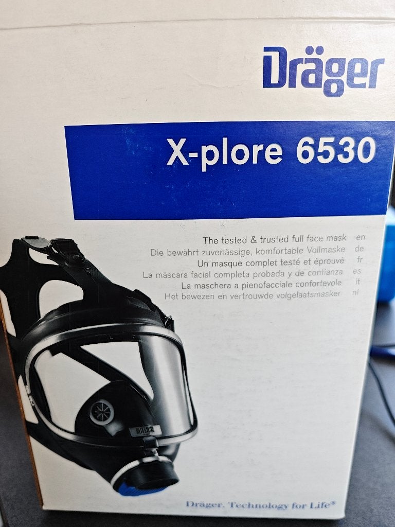 4 stuks Dräger X-plore 6530 volgelaatsmasker, Doe-het-zelf en Bouw, Adembescherming, Ophalen, Nieuw, Volgelaatsmaskers