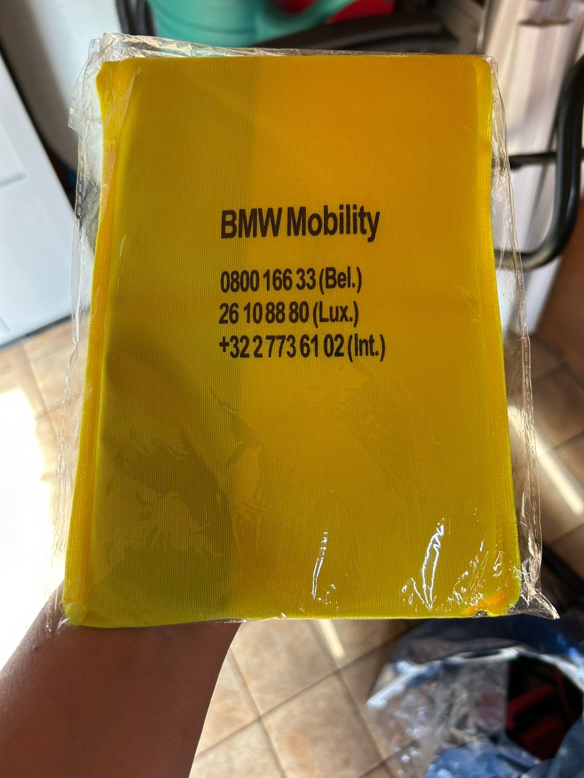 Bmw fluovestje, Ophalen, Nieuw