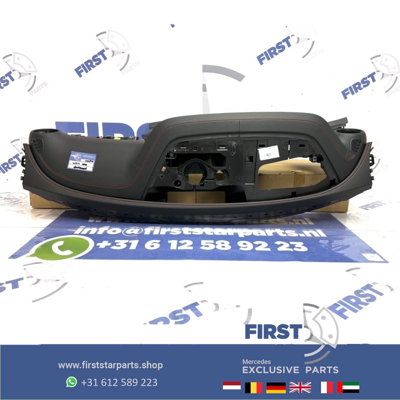 W213 W238 E43 E63 AMG DASHBOARD LEER origineel Mercedes E KL, Gebruikt, -, Ophalen of Verzenden, -