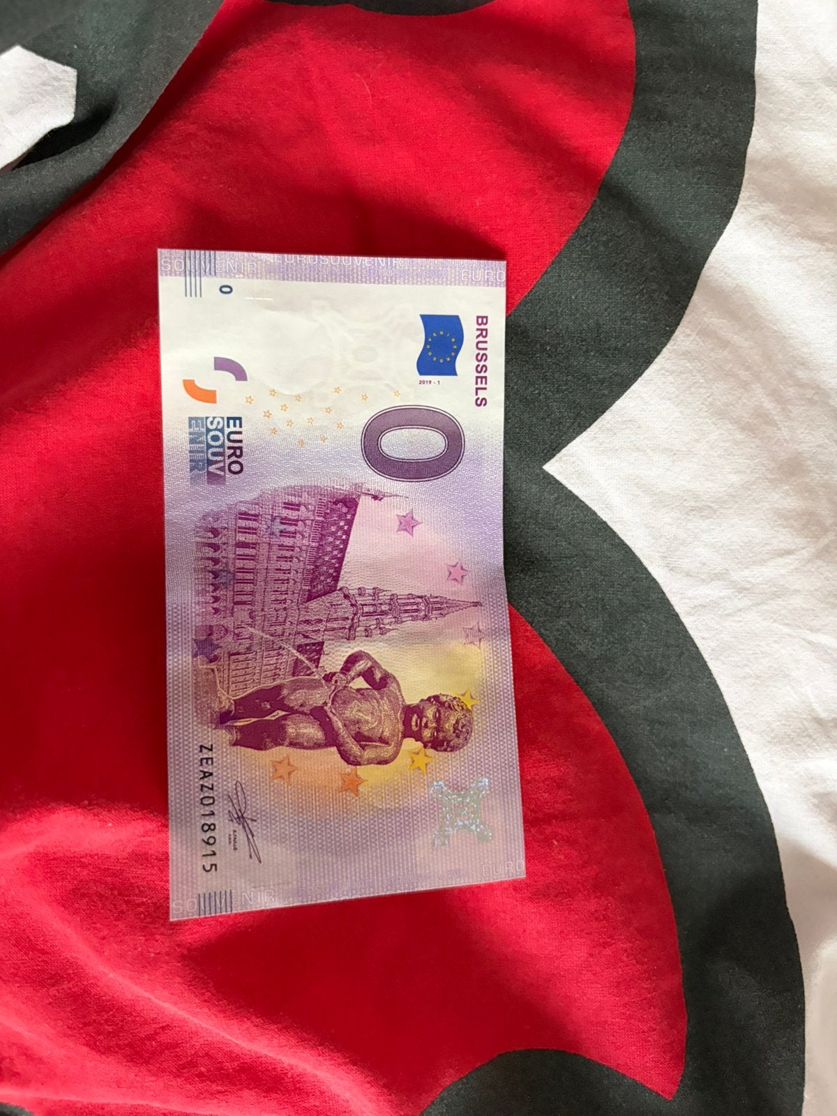 Billet de 0€ venant de Bruxelles, Tickets & Billets