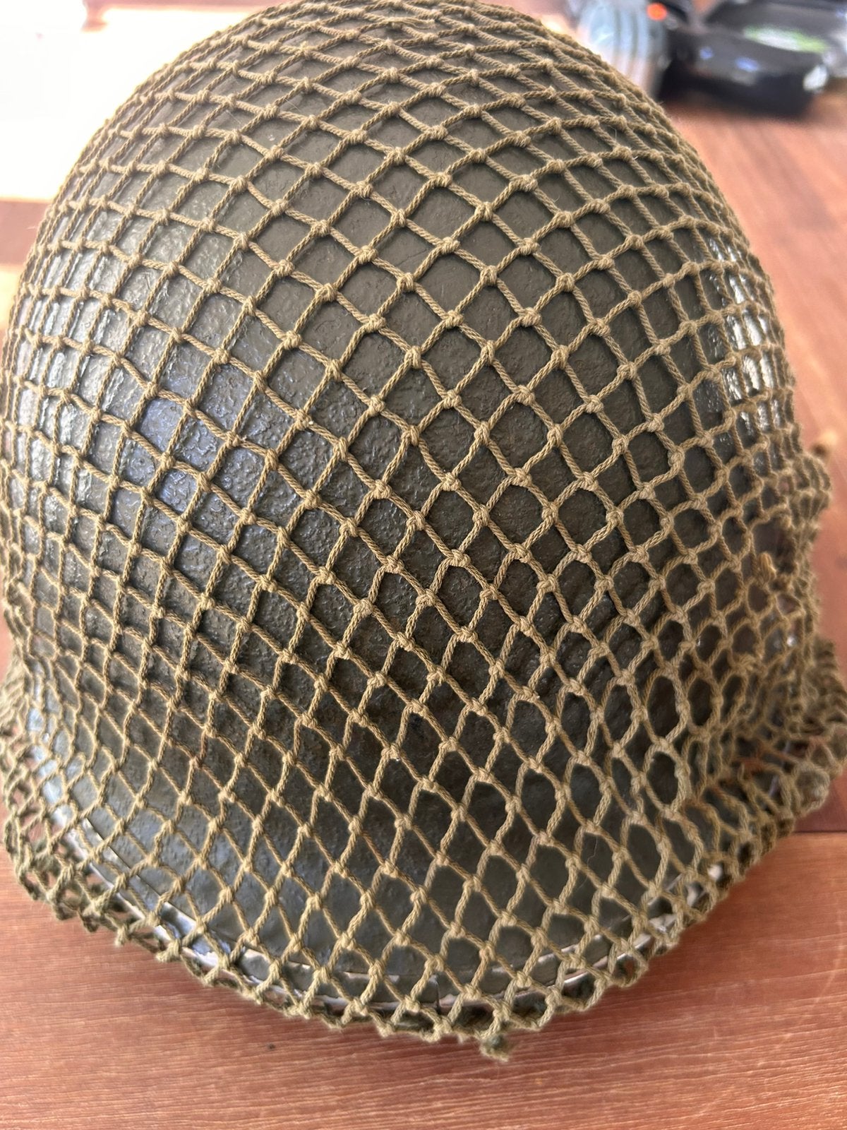 originele US Airborne M1C helm, Verzamelen, Ophalen
