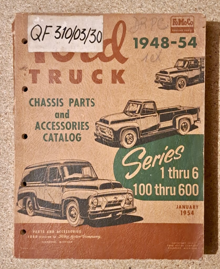 FORD PICK-UP 1948-54 - Catalogue pièces - Original, Enlèvement ou Envoi