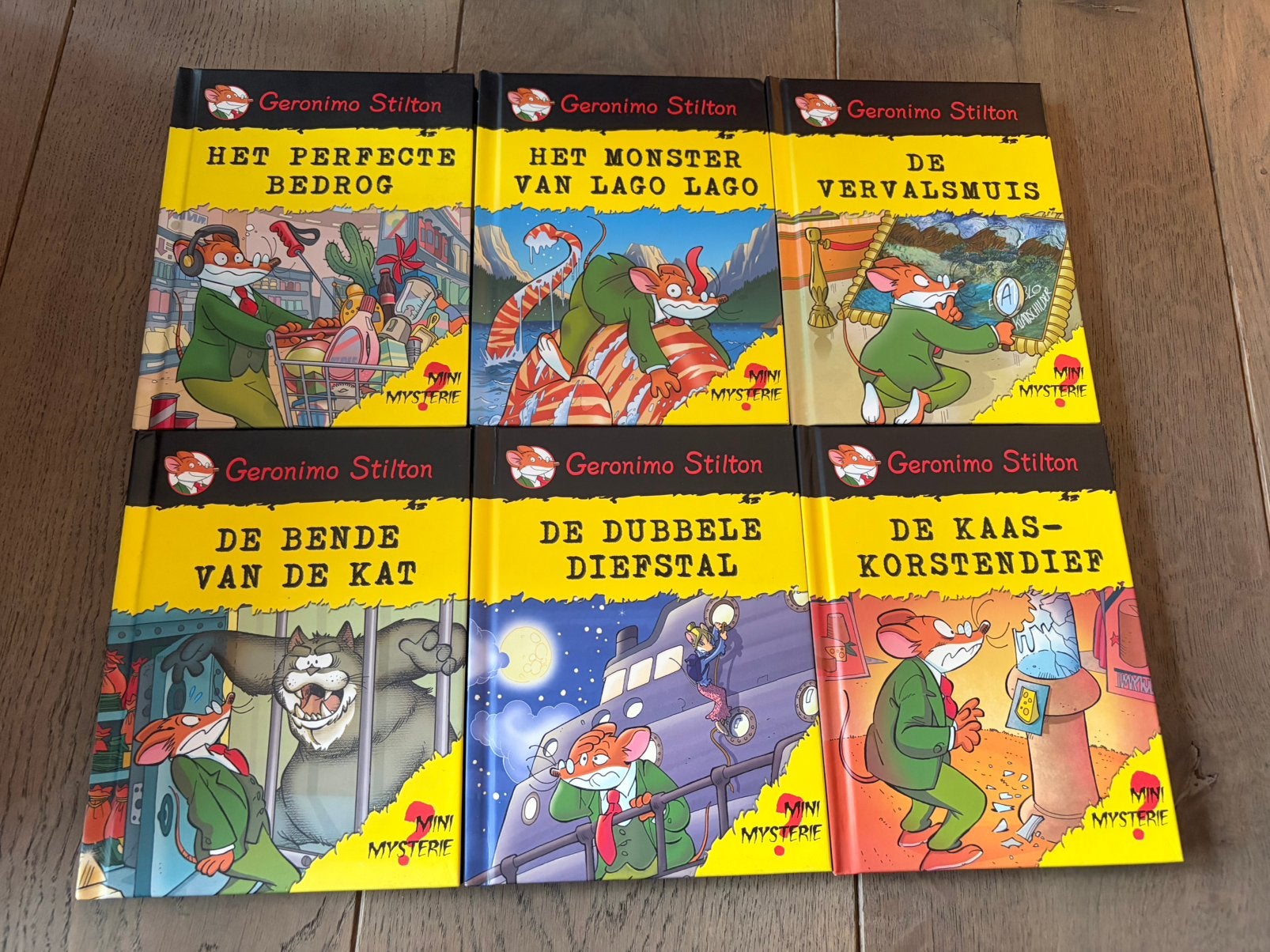 Geronimo Stilton - Mini mysterie - 6 stuks, Ophalen of Verzenden, Zo goed als nieuw, Fictie algemeen