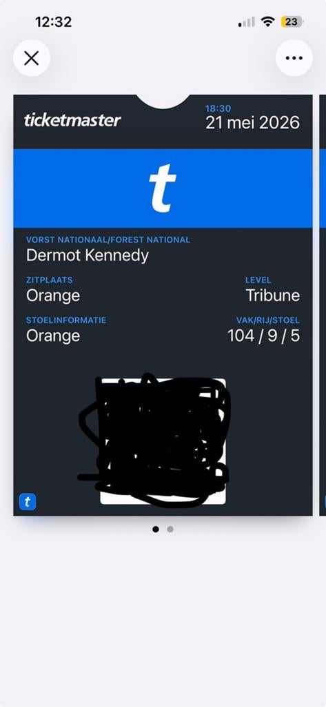 Delmot Kennedy tickets 21 Mei, Mai