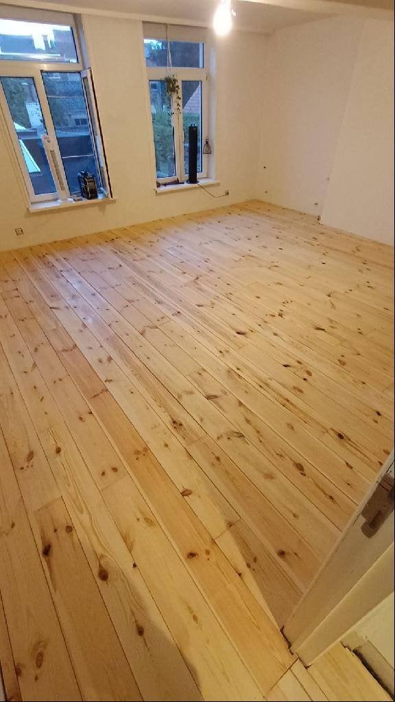 Grenen parket 4-zijdig tand en groef - Nieuw !!!, Doe-het-zelf en Bouw, Vloerdelen en Plavuizen, Nieuw, Parket, Hout, 150 cm of meer