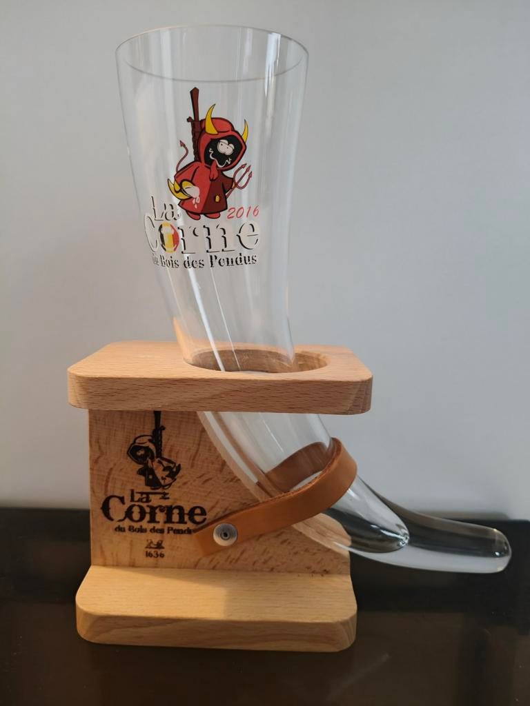 Verre à bière La corne du bois des pendus 2016, Verzamelen, Biermerken, Ophalen of Verzenden