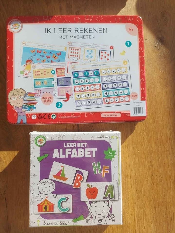 Leren rekenen met magneten en het alfabet, Kinderen en Baby's, Ophalen, Zo goed als nieuw, Taal en Lezen