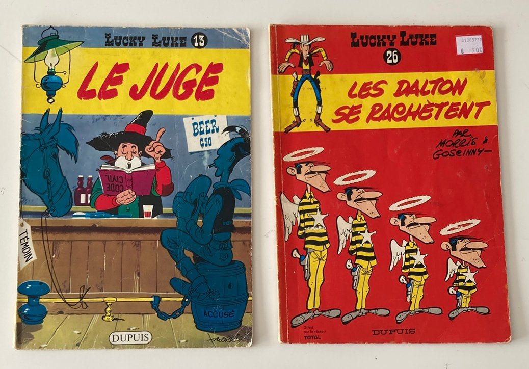2 BD ‘Lucky Luke’, Plusieurs BD, Enlèvement ou Envoi, Utilisé