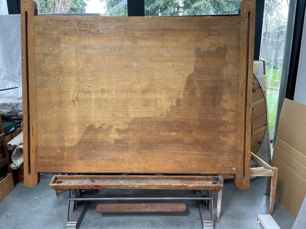 Prachtige antieke tekentafel, Ophalen