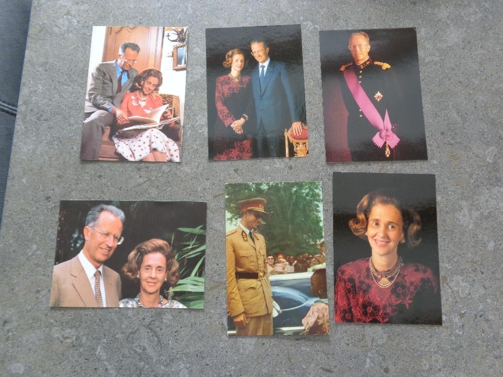 6 anciennes photos couleurs Baudouin et Fabiola, Enlèvement