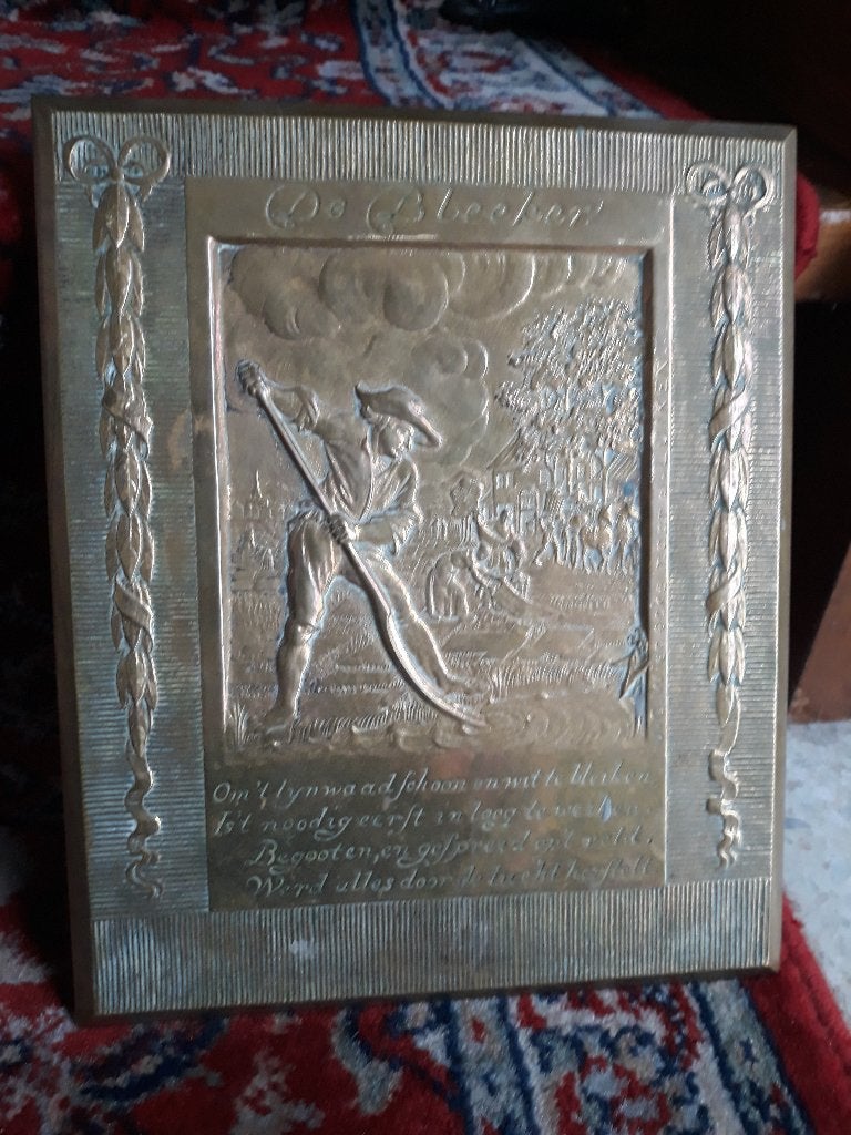 J C Wienecke brons/koper, Antiquités & Art, Enlèvement ou Envoi, Bronze