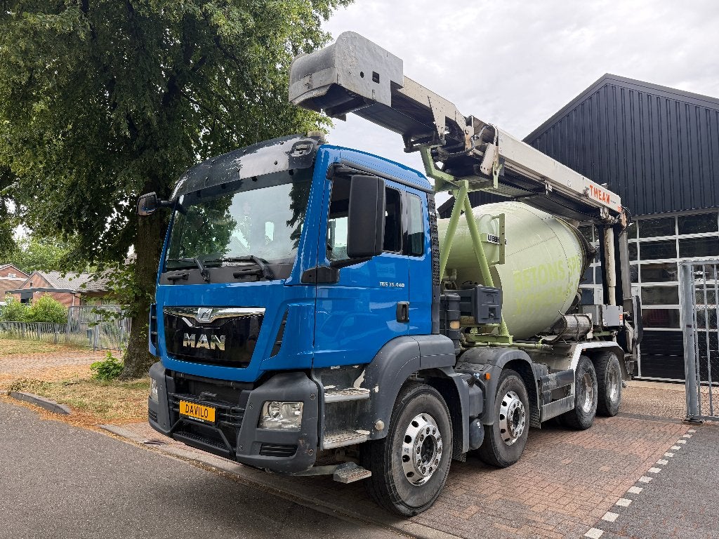 MAN TGS 35.440 Mixer / Malaxeur – THEAM 15m Transportband, Auto's, Automaat, Achterwielaandrijving, Bluetooth, Euro 6