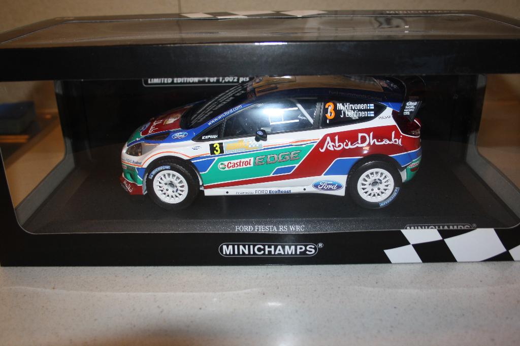 1:18 Minichamps Ford Fiesta RS WRC Hirvonen rally Australia., Ophalen of Verzenden, Nieuw, Auto, MiniChamps