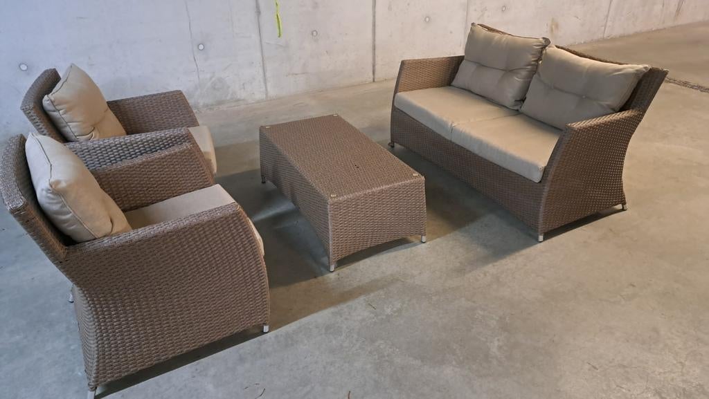 Set de jardin Morati, Enlèvement, Osier, Salons de jardin