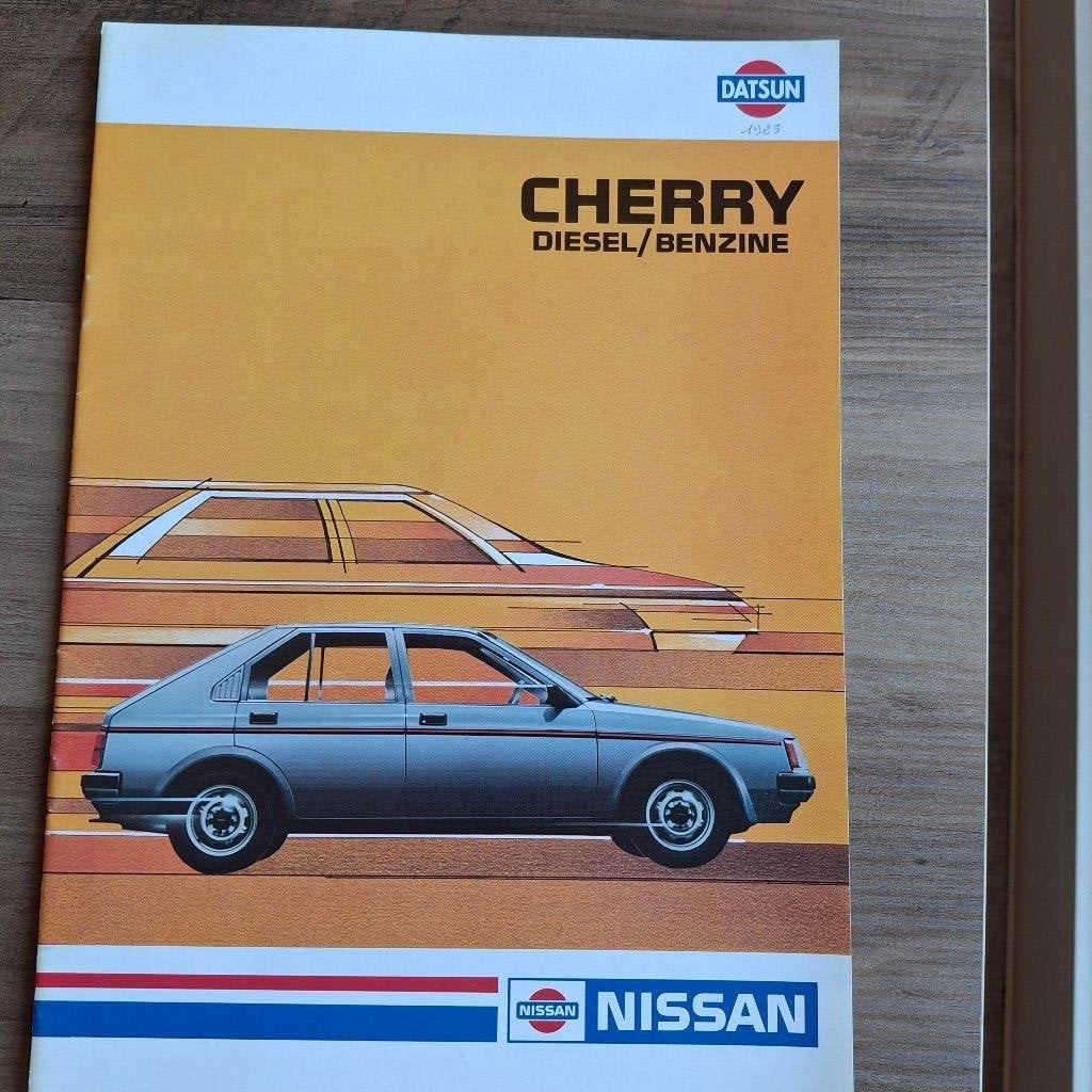 DATSUN  CHERRY  DIESEL/BENZINE  1982, Boeken, Auto's | Folders en Tijdschriften, Ophalen of Verzenden, Nieuw, Overige merken