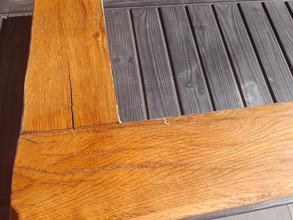 Poutre en chêne pour finition cheminée, Enlèvement, Utilisé