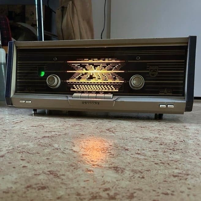 Poste radio TSF Philips B4X12A fonctionnelle, Enlèvement, Utilisé, Autres types