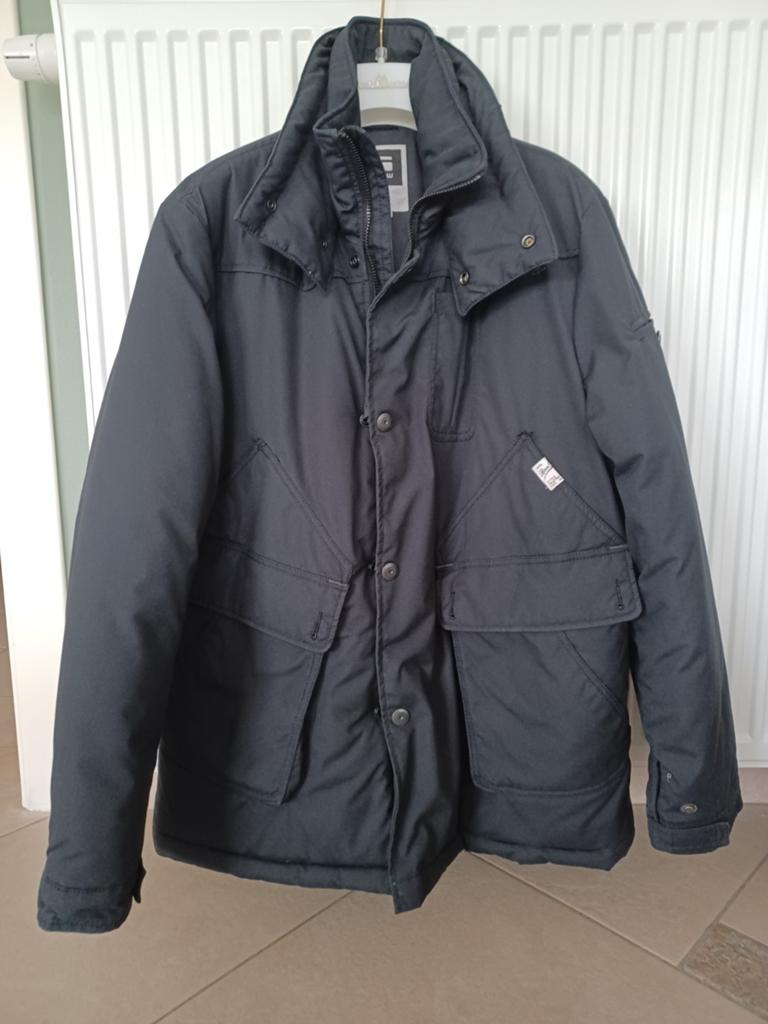 Degelijke winterjas, Ophalen, G Star RAW, Zwart, Maat 56/58 (XL)