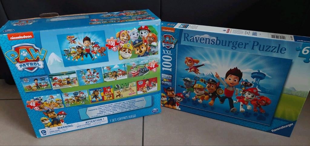 Paw Patrol puzzels, Enlèvement, Comme neuf, 4 à 6 ans