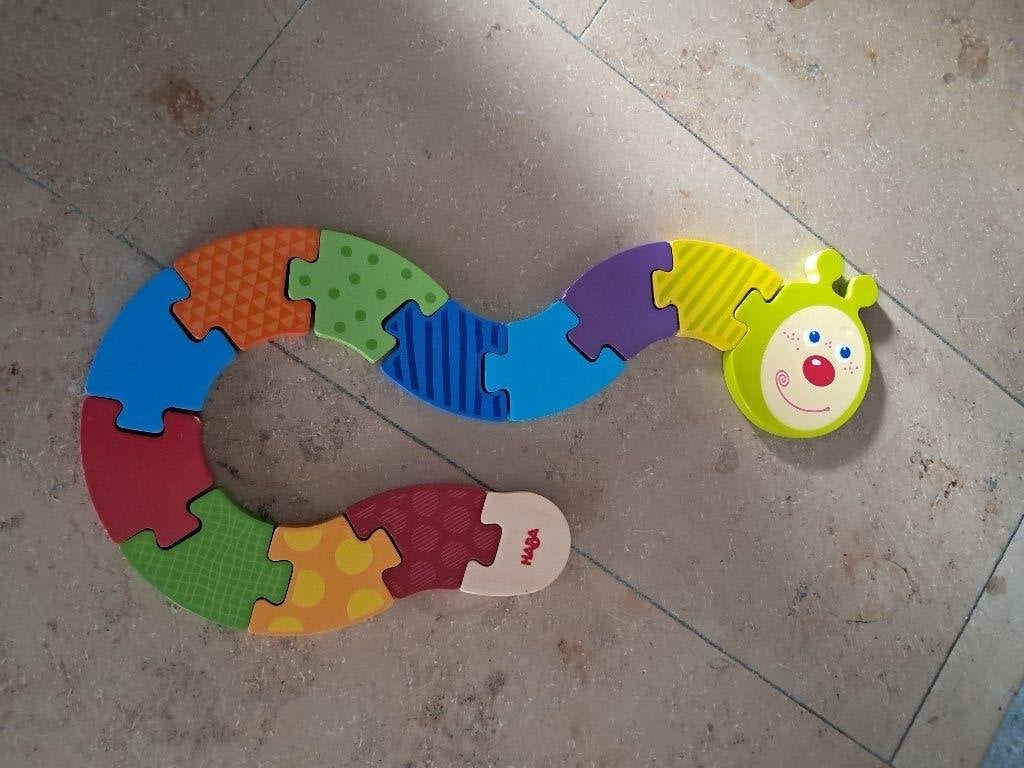 Haba regenboogrups puzzel, Enlèvement, Comme neuf, 6 mois à 2 ans, En bois