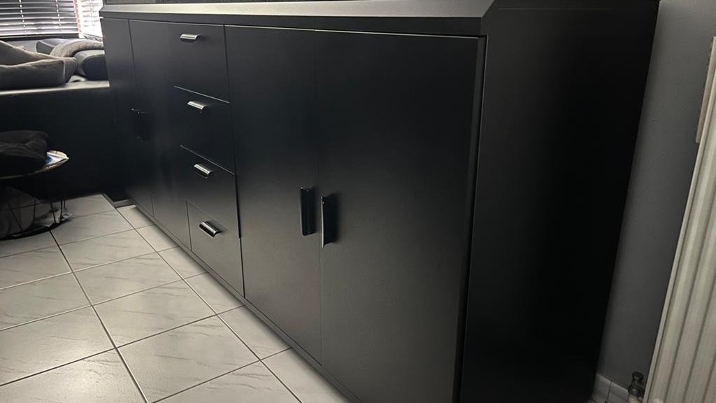 Moderne dressoir 227x60x98, Ophalen, Zo goed als nieuw