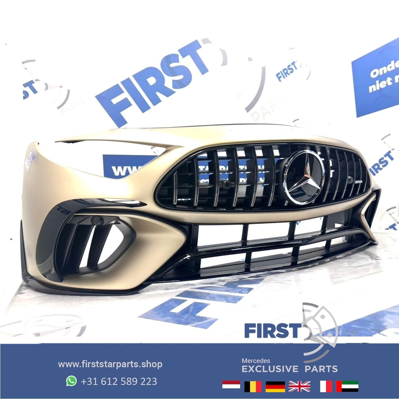 W232 R232 SL AMG BUMPER COMPLEET A2328858502 AERO PACKAGE or, Utilisé, -, Avant, -