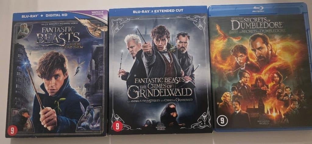BR SET - Fantastic Beasts 1-3, CD & DVD, Enlèvement ou Envoi, Anglais, Blu-ray, Aventure