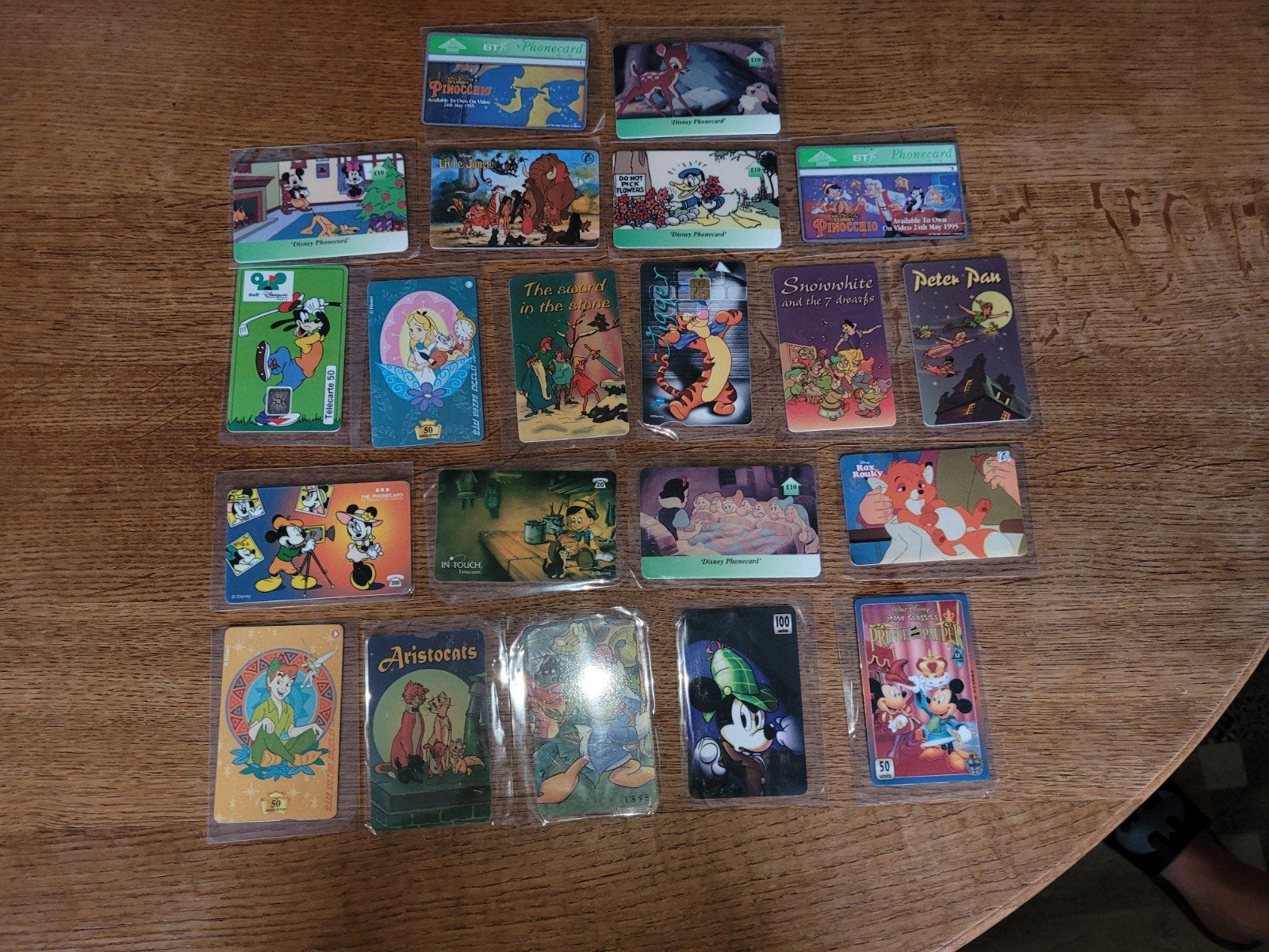 anciennes cartes de téléphone Disney collectors, Enlèvement ou Envoi